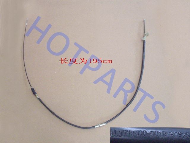 картинка ТРОС СТОЯНОЧНОГО ТОРМОЗА ЗАДНИЙ ПРАВЫЙ GW DEER 4/2 (194 см)  3502400-D01