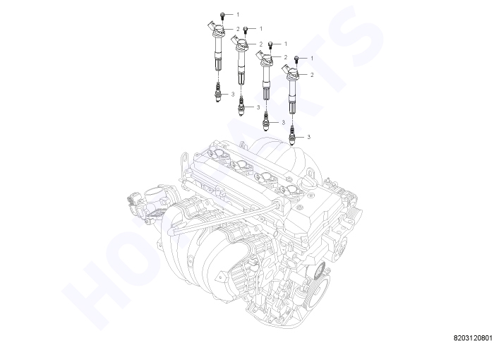 Катушка зажигания (2.4L)