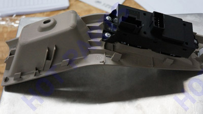 Inner handrail with switches, front left door