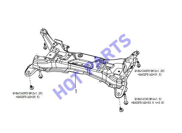 AUXILIARY FRAME ASSEMBLY
