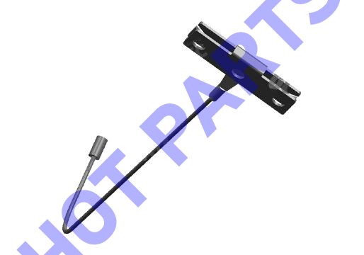 картинка ТРОС СТОЯНОЧНОГО ТОРМОЗА (ПЕРЕДНИЙ) CH TIGGO  T11-3508040