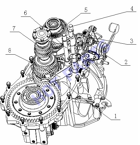 ВИЛКИ ПЕРЕКЛЮЧЕНИЯ ПЕРЕДАЧ S160G