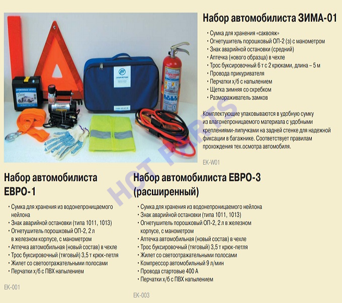 НАБОР АВТОМОБИЛИСТА