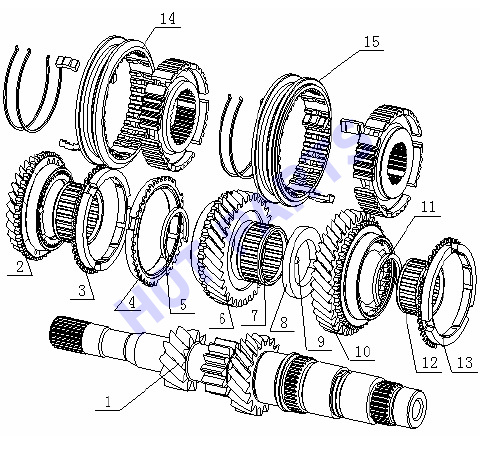 ВАЛ КПП ПЕРВИЧНЫЙ S160G
