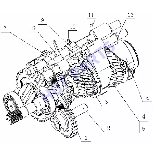 ЗАДНЯЯ ПЕРЕДАЧА S160