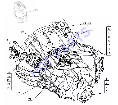 КОРПУС КПП S160